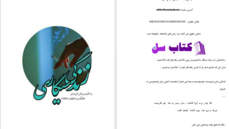 دانلود پی دی اف کتاب زندگی سیگاری مرجان فریدی PDF