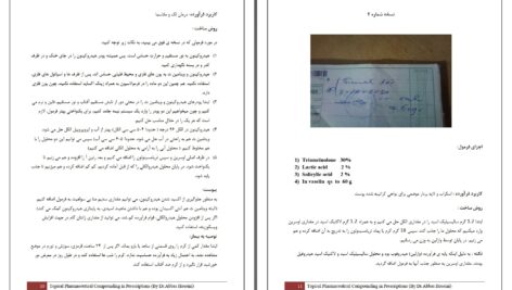 دانلود پی دی اف کتاب راهنمای ساخت داروهای ترکیبی موضعی در نسخ پزشکی دکتر عباس حسینی PDF