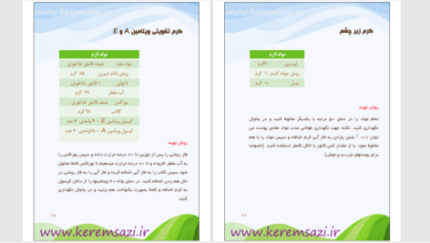 دانلود پی دی اف کتاب فرمولاسون کرم های طبیعی PDF