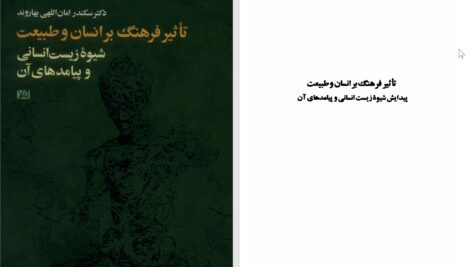 دانلود پی دی اف کتاب تأثیر فرهنگ بر انسان و طبیعت اسکندر امان اللهی  بهاروند PDF