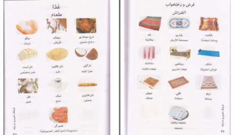 دانلود پی دی اف کتاب آموزش تصویری لغات پرکاربرد عربی و فارسی PDF