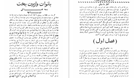 دانلود پی دی اف کتاب بانوان واژون بخت میرزاحسینعلیخان گلشن PDF