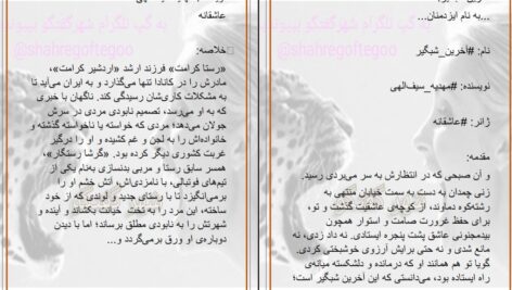 دانلود پی دی اف کتاب آخرین شبگیر مهدیه سیف الهی PDF