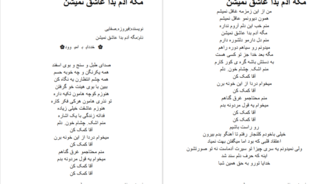 دانلود پی دی اف کتاب مگه آدم بدا عاشق نمیشن فیروزه صفایی PDF