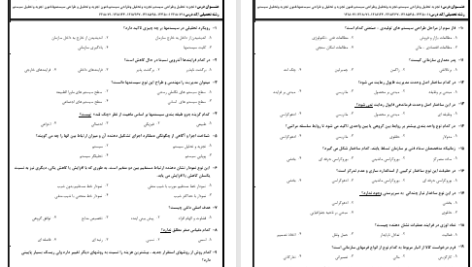 دانلود پی دی اف کتاب نمونه سوالات تجزیه و تحلیل و طراحی سیستم دانشگاه پیام نور PDF