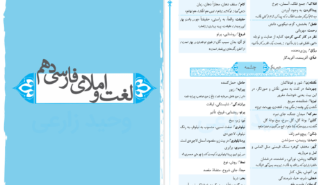 دانلود پی دی اف کتاب لغت املا و تاریخ ادبیات خیلی سبز مریم ایران دوست PDF