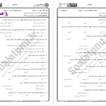 دانلود پی دی اف سوالات کارگاه روش تصحیح نسخه های خطی دانشگاه پیام‌نور PDF