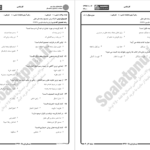دانلود پی دی اف سوالات کارگاه روش تصحیح نسخه های خطی دانشگاه پیام‌نور PDF